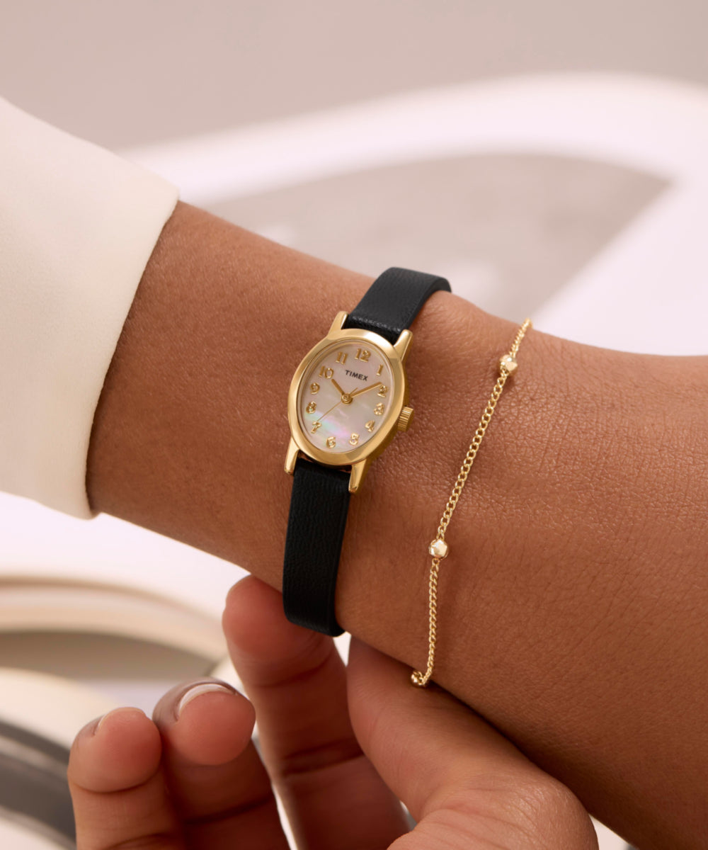 Heritage Cavatina 18mm Leather Strap Watch