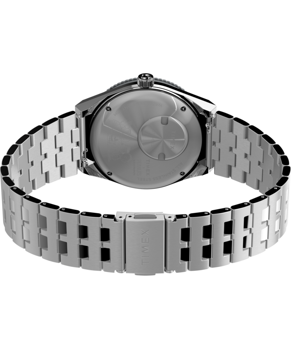 Heritage Peanuts x Q Timex GMT 38mm Stainless Steel Bracelet Watch