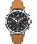 Heritage Waterbury Standard Chronograph 41mm Leather Strap Watch