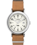 Heritage Weekender 37mm Leather Strap Watch