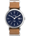 Heritage Weekender 40mm Leather Strap Watch