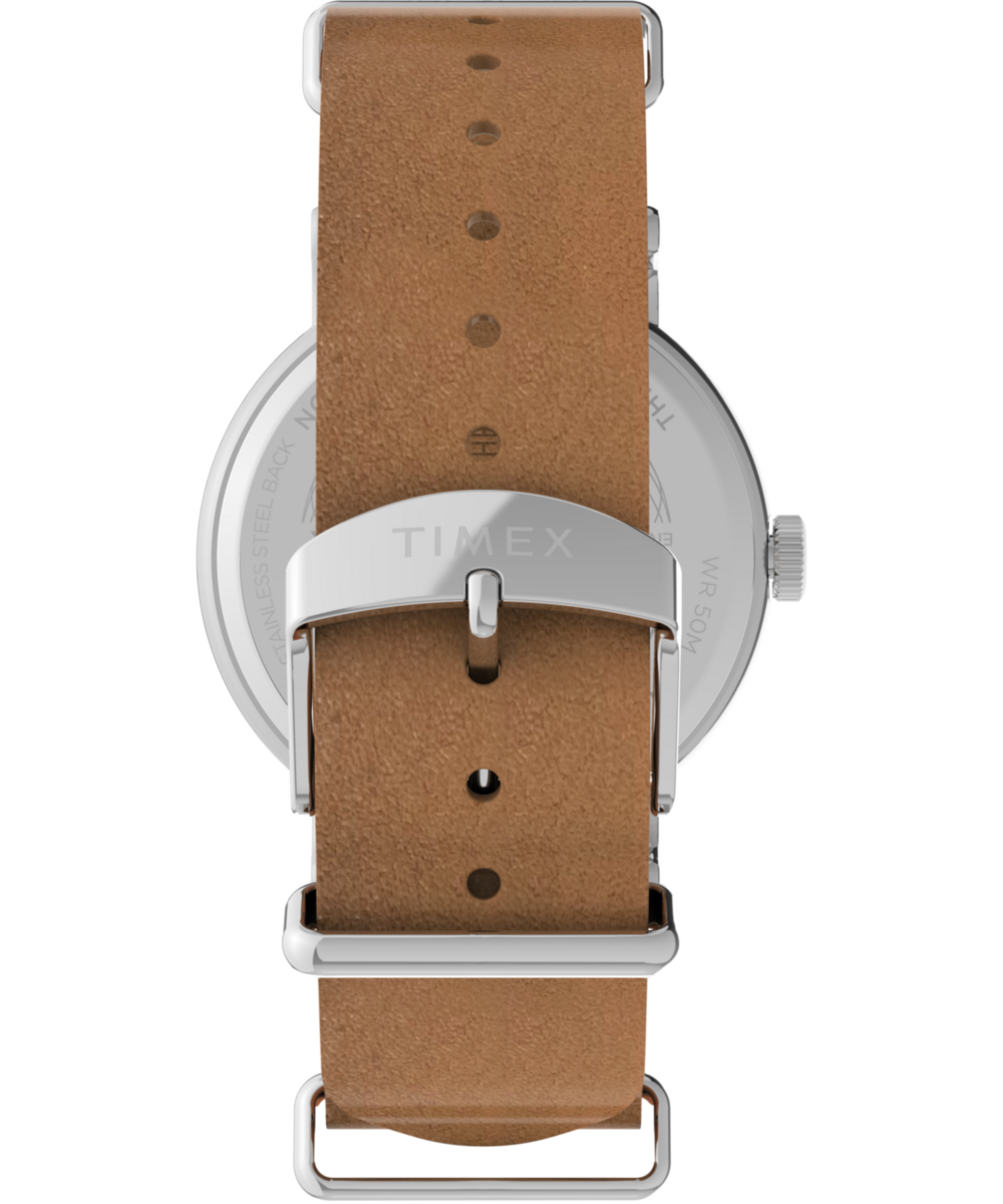 Heritage Weekender 40mm Leather Strap Watch