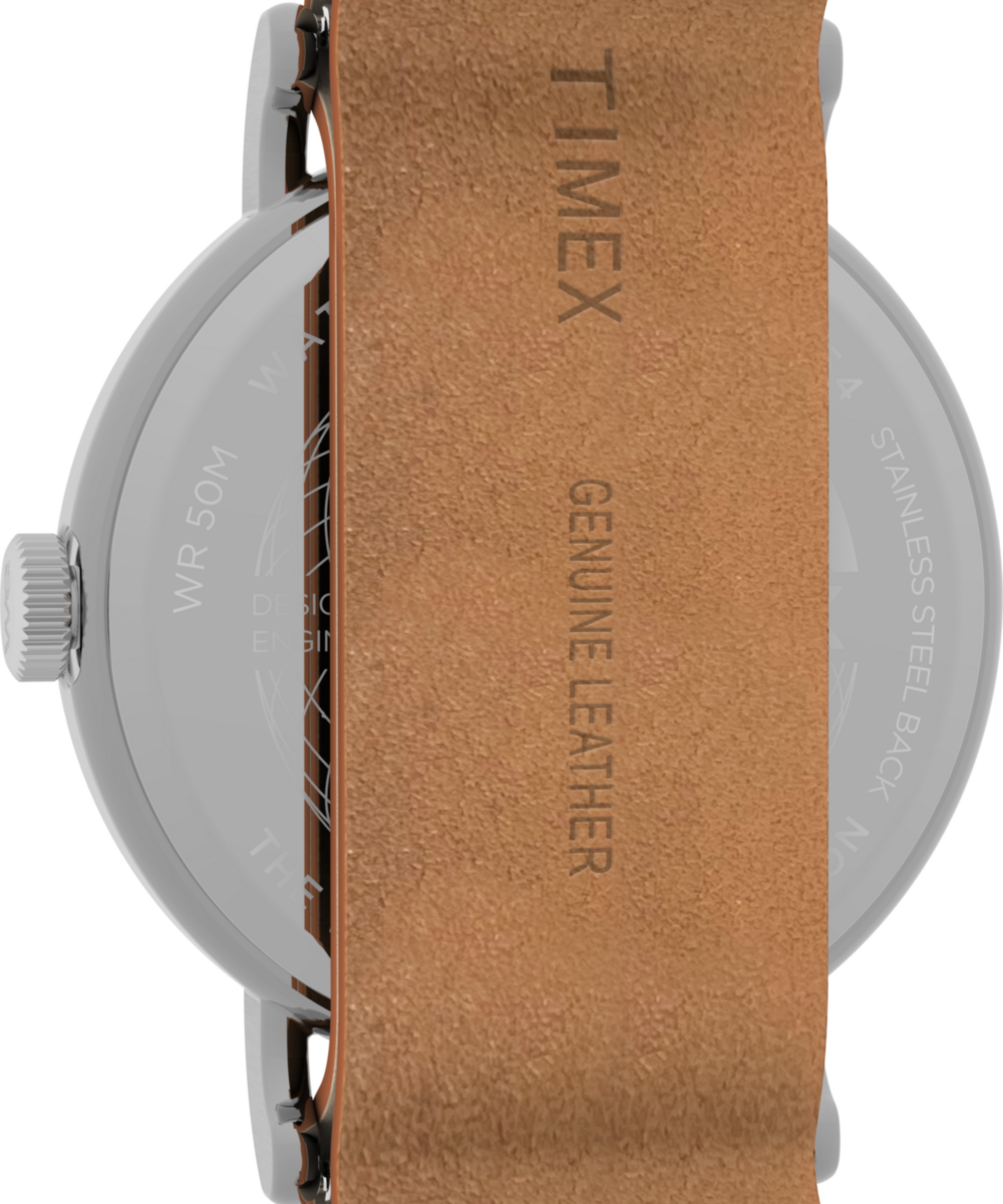 Heritage Weekender 40mm Leather Strap Watch