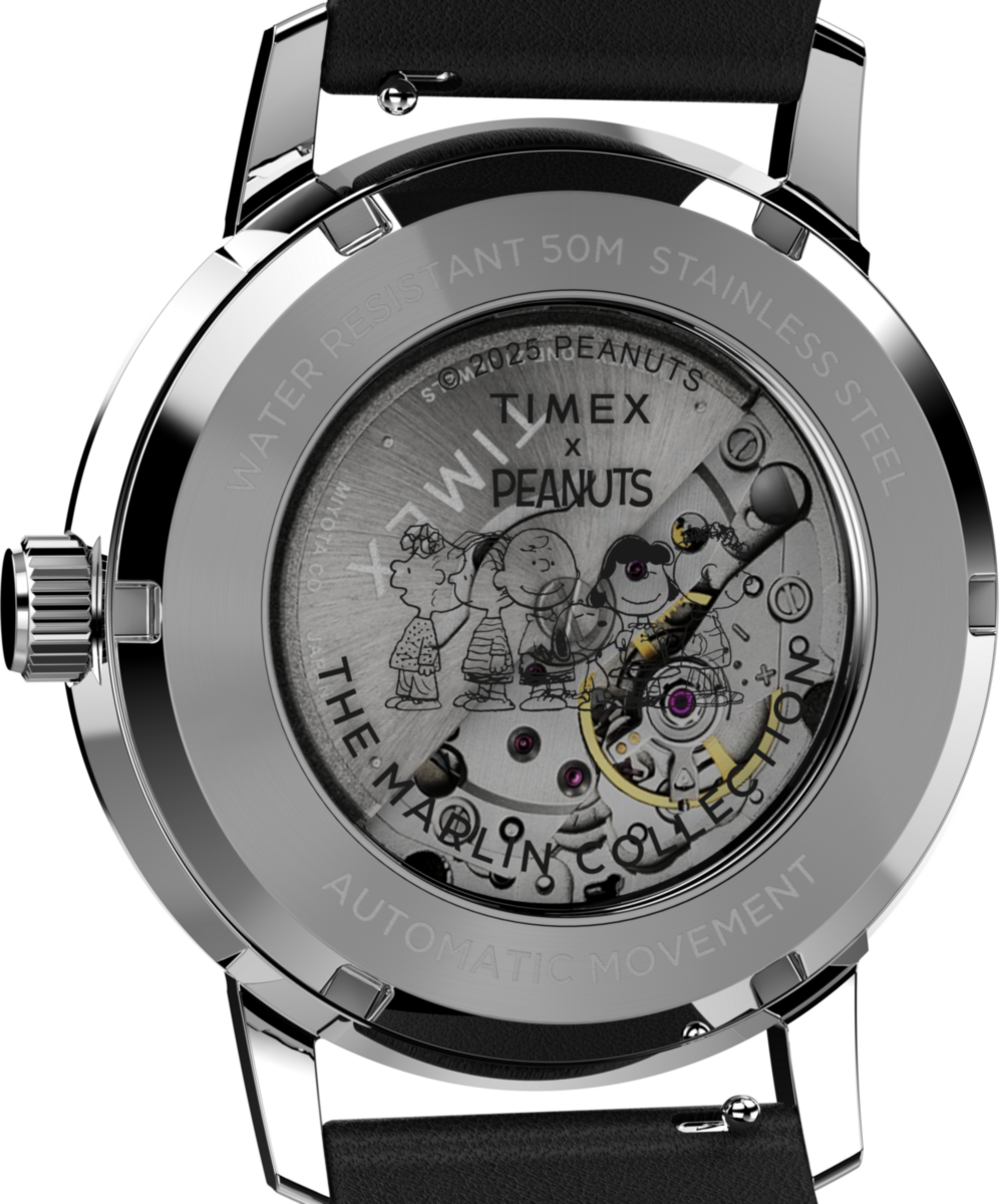 Heritage Peanuts x Timex Marlin Automatic Space 40mm Leather Strap Watch