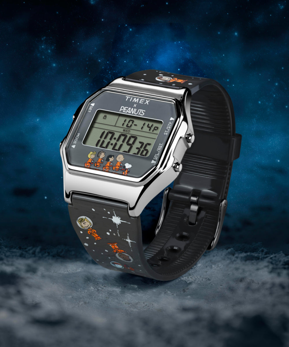 Heritage Peanuts x Timex T80 Peanuts Space 34mm Resin Strap Watch