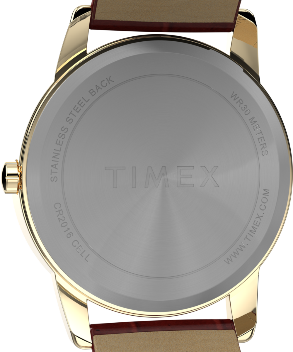 Heritage Easy Reader 35mm Leather Strap Watch