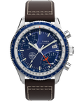 Heritage Pan Am x Timex Fly-Back Chronograph 43mm Leather Strap Watch