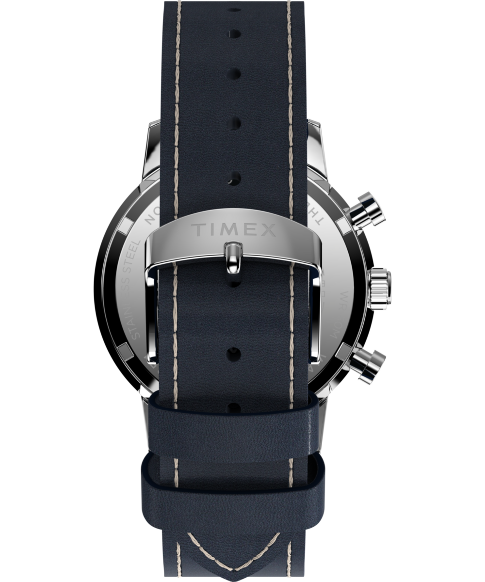 Heritage Marlin Chronograph Tachymeter 40mm Leather Strap Watch