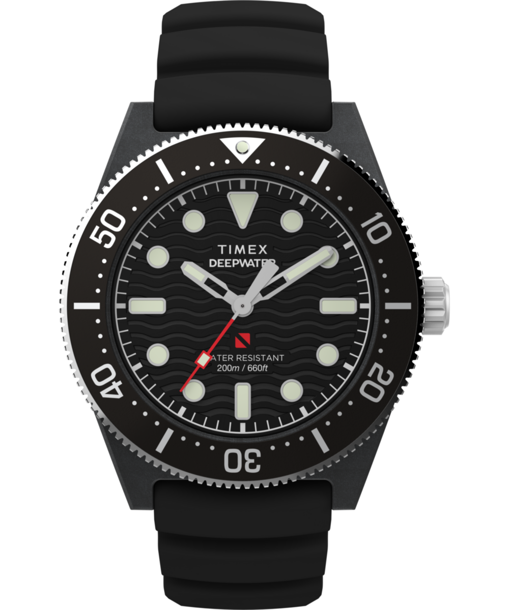 Heritage Deepwater Reef 200 XCF 43mm Synthetic Rubber Strap Watch
