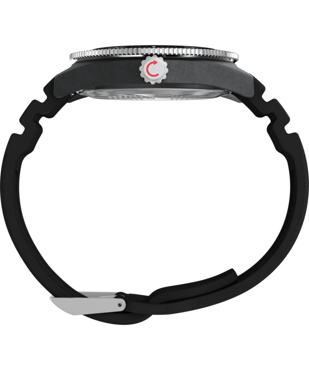 Heritage Deepwater Reef 200 XCF 43mm Synthetic Rubber Strap Watch