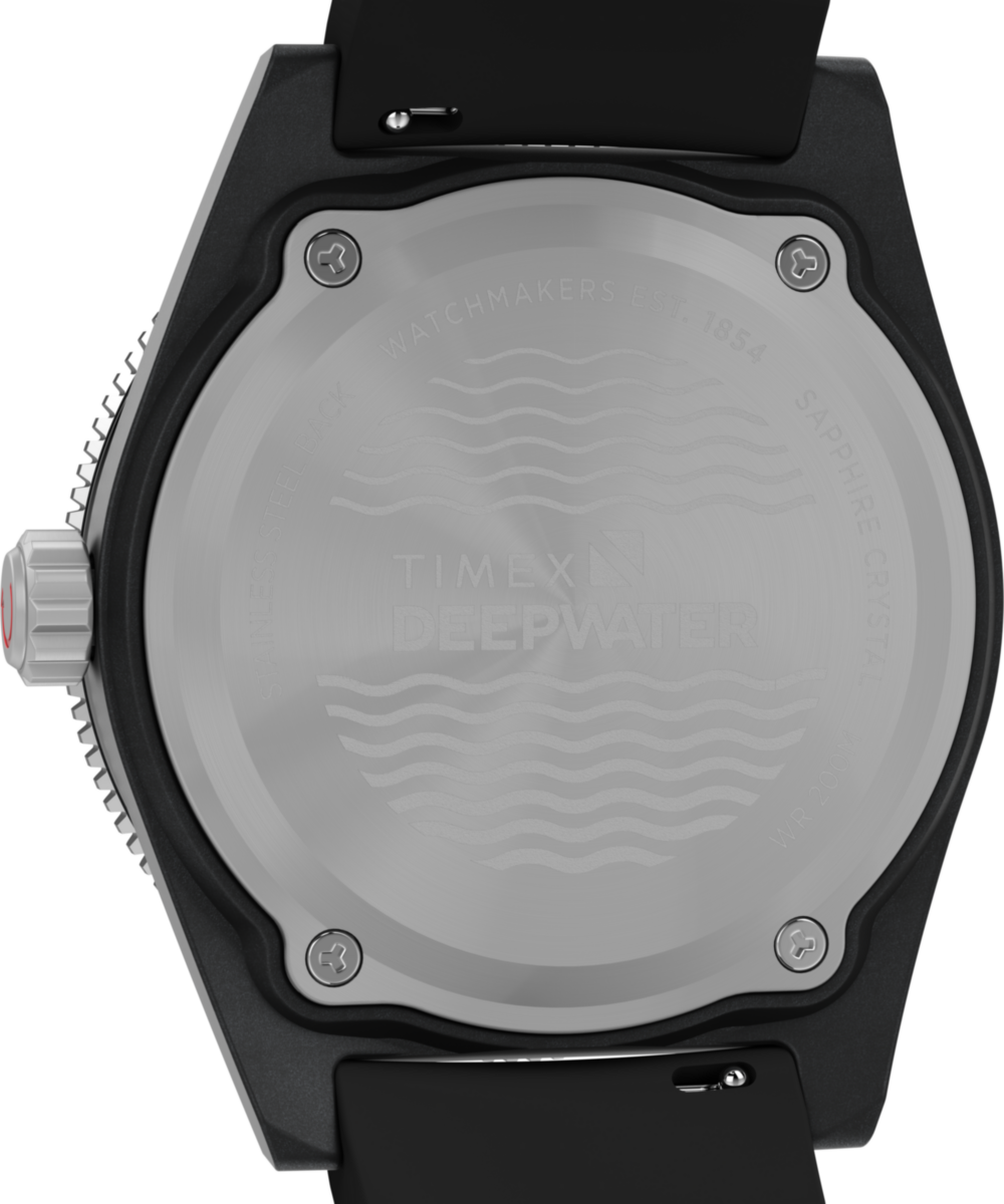 Heritage Deepwater Reef 200 XCF 43mm Synthetic Rubber Strap Watch