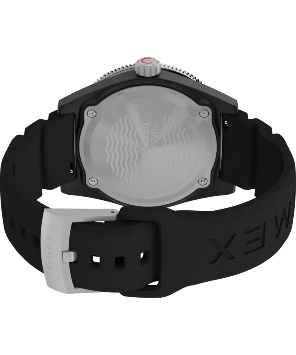 Heritage Deepwater Reef 200 XCF 43mm Synthetic Rubber Strap Watch