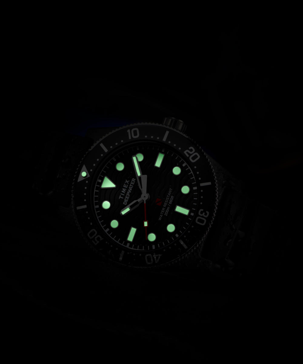 Heritage Deepwater Reef 200 XCF 43mm Synthetic Rubber Strap Watch