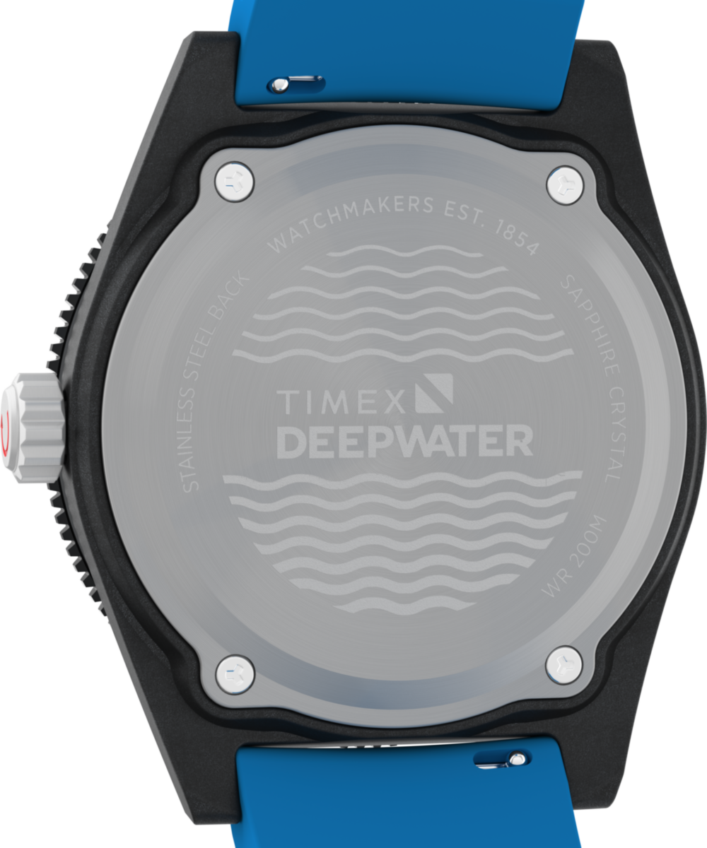 Heritage Deepwater Reef 200 XCF 43mm Synthetic Rubber Strap Watch