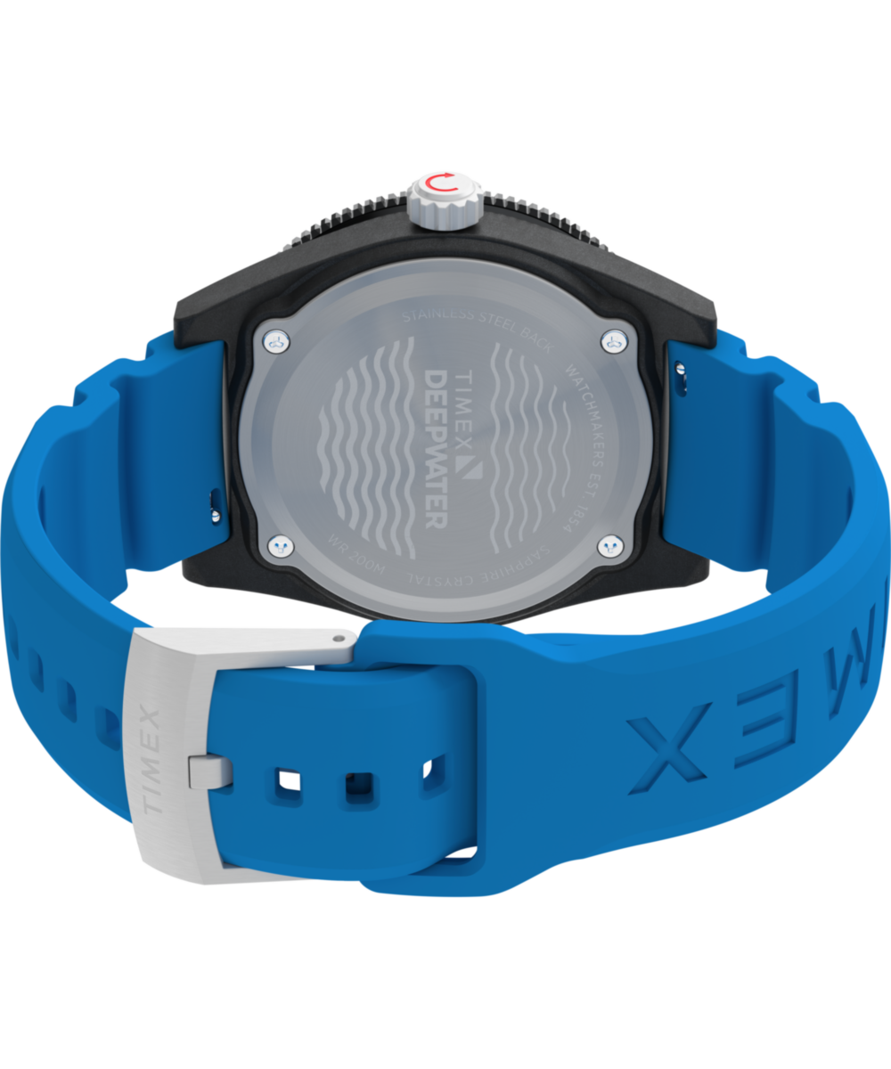 Heritage Deepwater Reef 200 XCF 43mm Synthetic Rubber Strap Watch