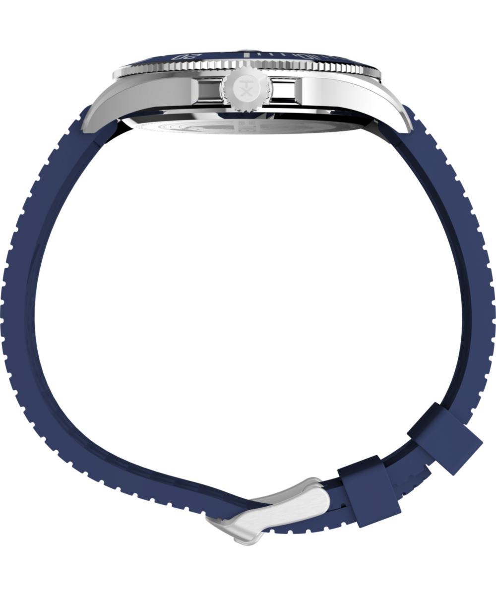 Heritage Harborside Coast 44mm Synthetic Rubber Strap Watch