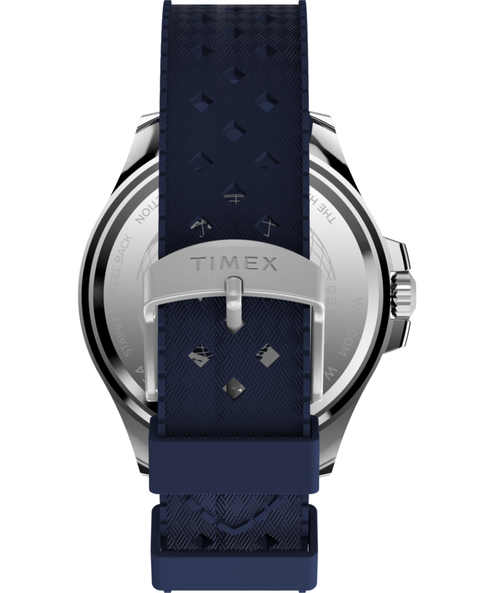 Heritage Harborside Coast 44mm Synthetic Rubber Strap Watch