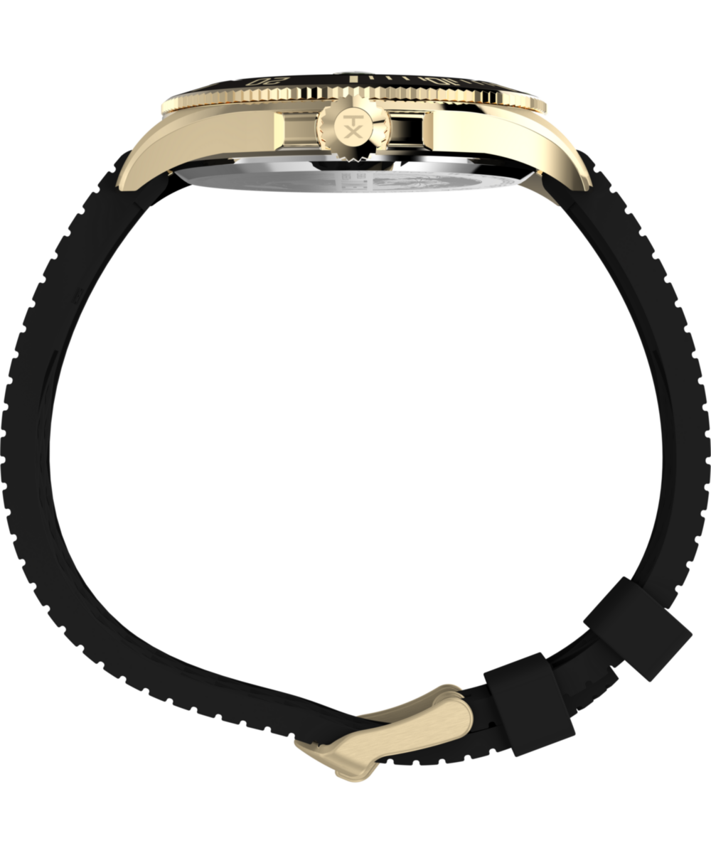 Heritage Harborside Coast 44mm Synthetic Rubber Strap Watch