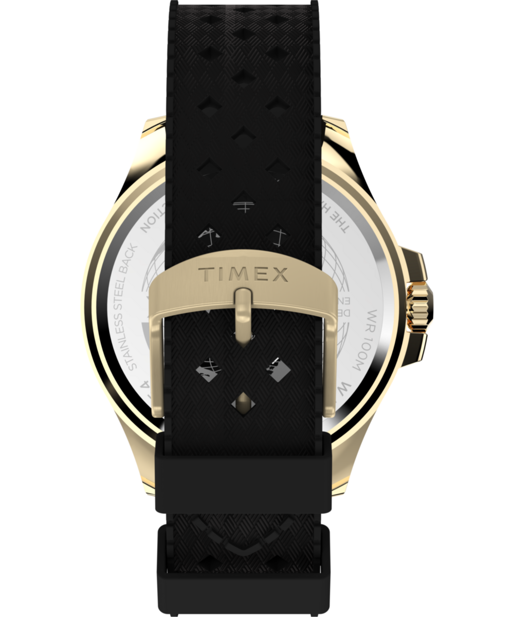 Heritage Harborside Coast 44mm Synthetic Rubber Strap Watch