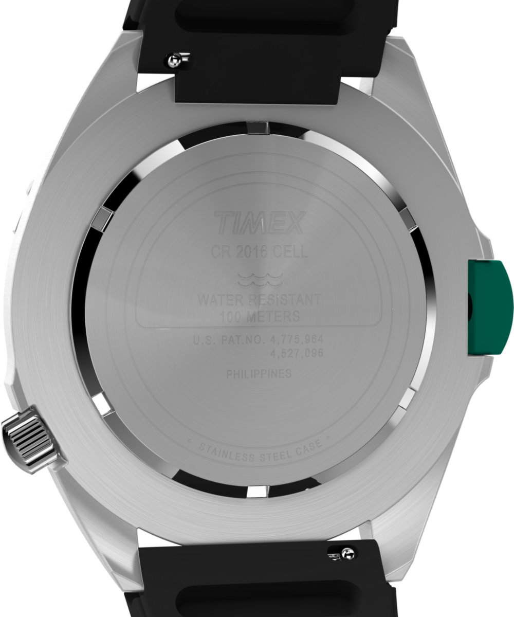 Heritage Timex 1995 Intrepid Reissue 46mm Synthetic Rubber Strap Watch