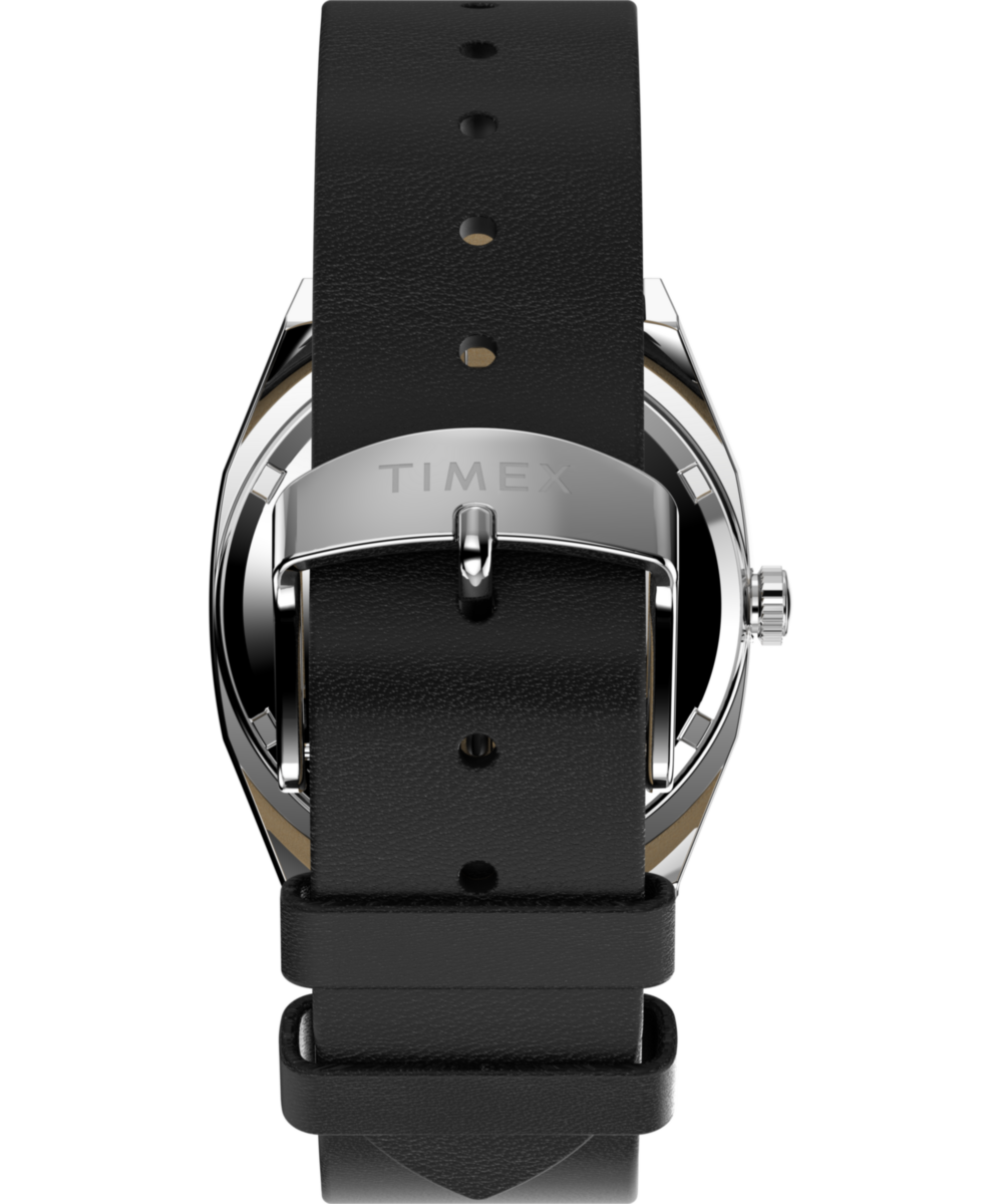 Heritage Timex Automatic 1983 E Line 34mm Leather Strap Watch