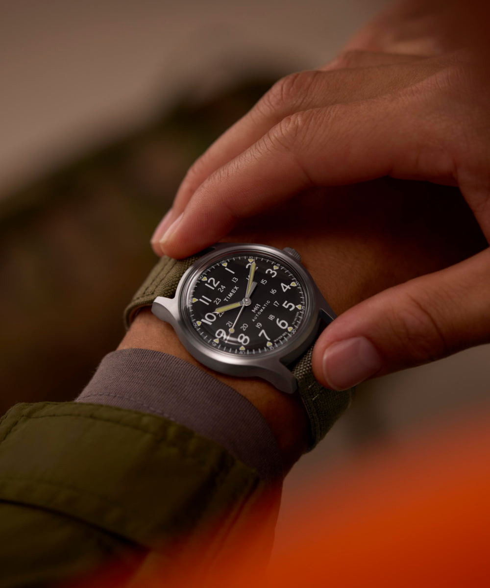 Heritage MK1 Automatic 40mm Fabric Strap Watch