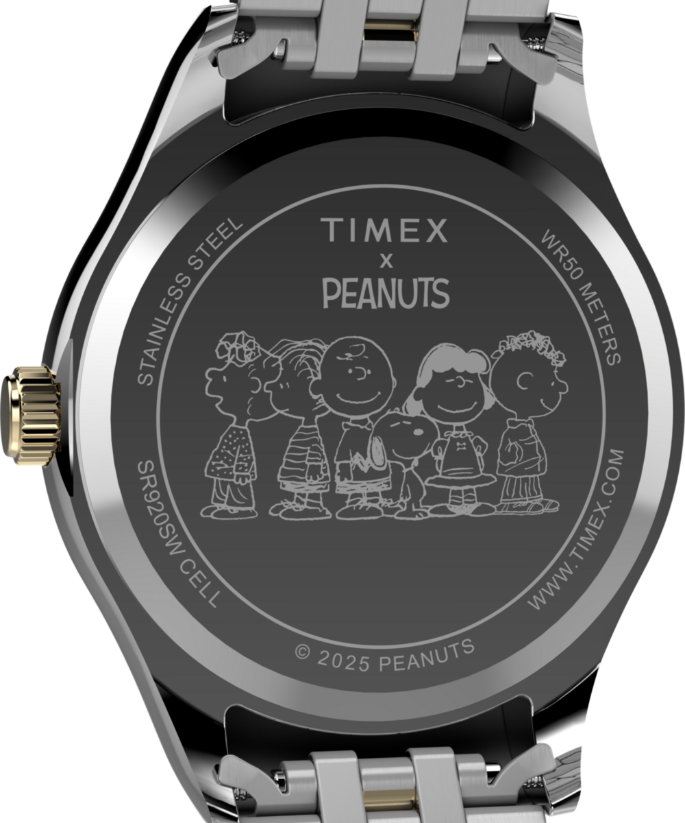 Heritage Peanuts x Timex Legacy Bowtie 34mm Stainless Steel Bracelet Watch