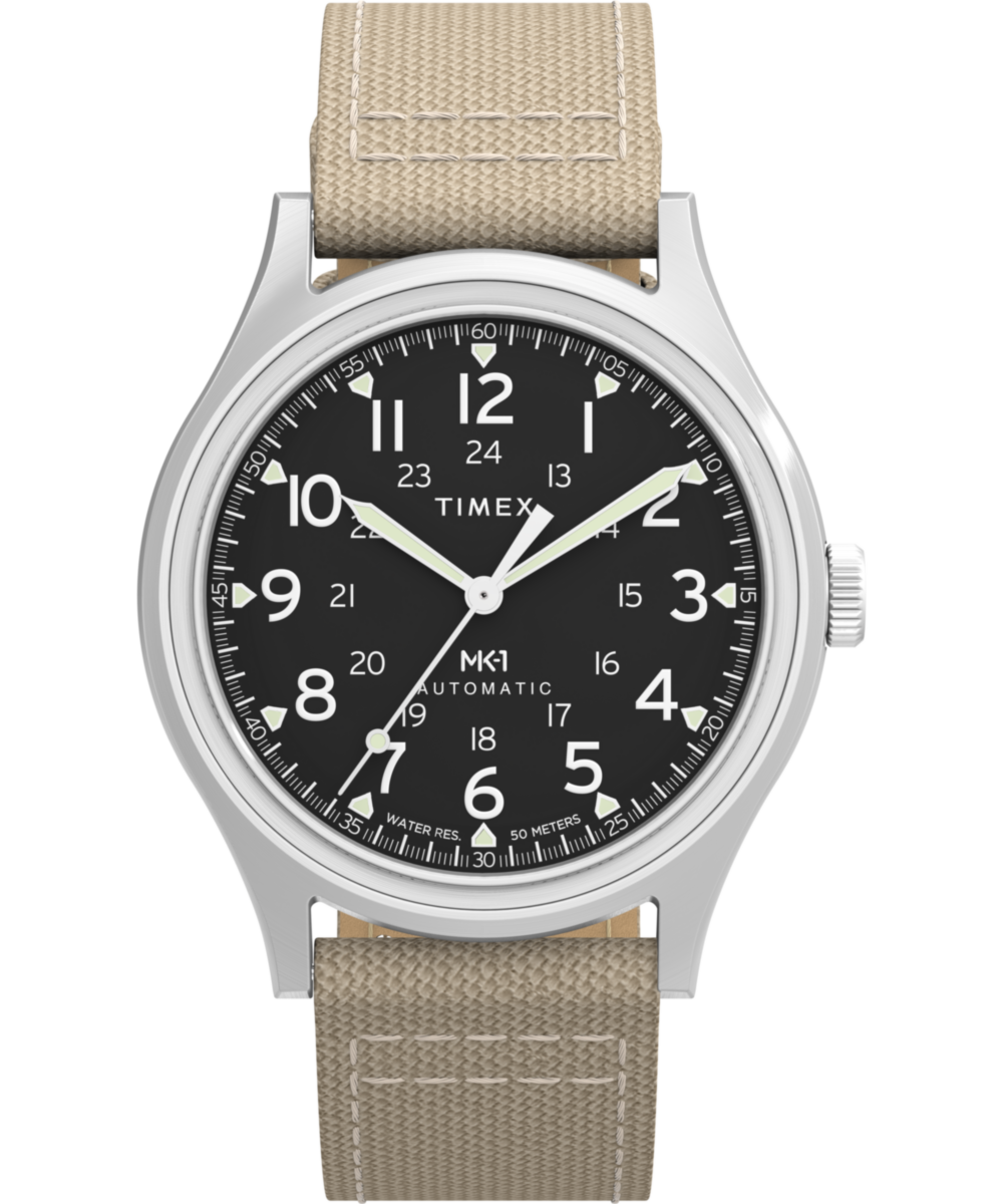 Heritage MK1 Automatic 40mm Fabric Strap Watch