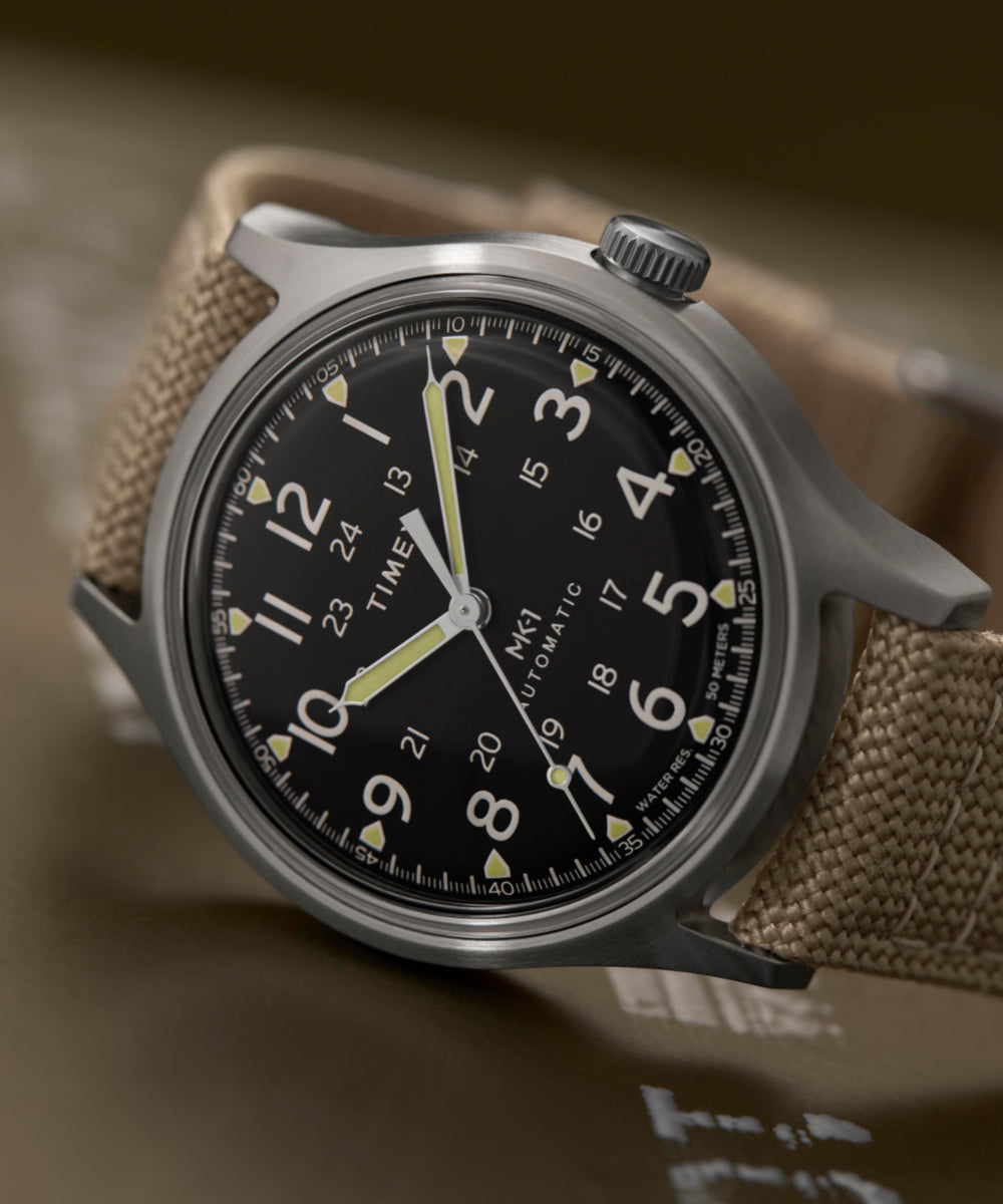 Heritage MK1 Automatic 40mm Fabric Strap Watch
