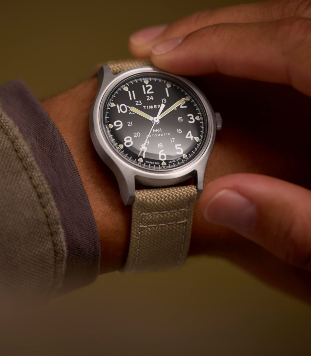 Heritage MK1 Automatic 40mm Fabric Strap Watch