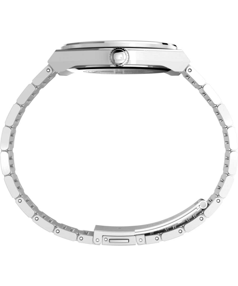 Heritage Q Timex Continental GMT 39mm Stainless Steel Bracelet Watch