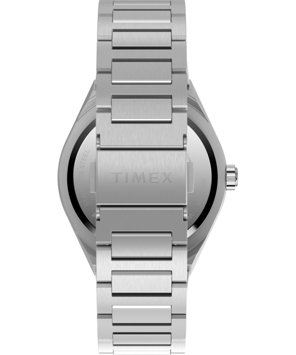 Heritage Q Timex Continental GMT 39mm Stainless Steel Bracelet Watch
