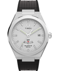 Heritage Q Timex Continental GMT 39mm Synthetic Rubber Strap Watch