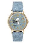Heritage Peanuts x Timex Marlin 1965 Reissue Inspired Snoopy Tennis 34mm Fabric Strap Watch