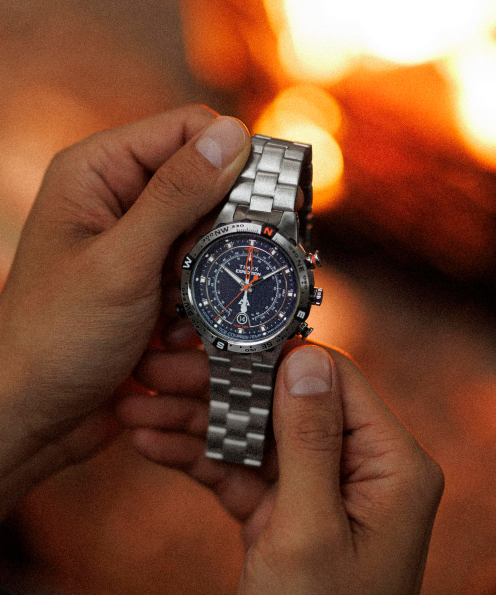 Heritage Expedition Tide-Temp-Compass 45mm Stainless Steel Bracelet Watch