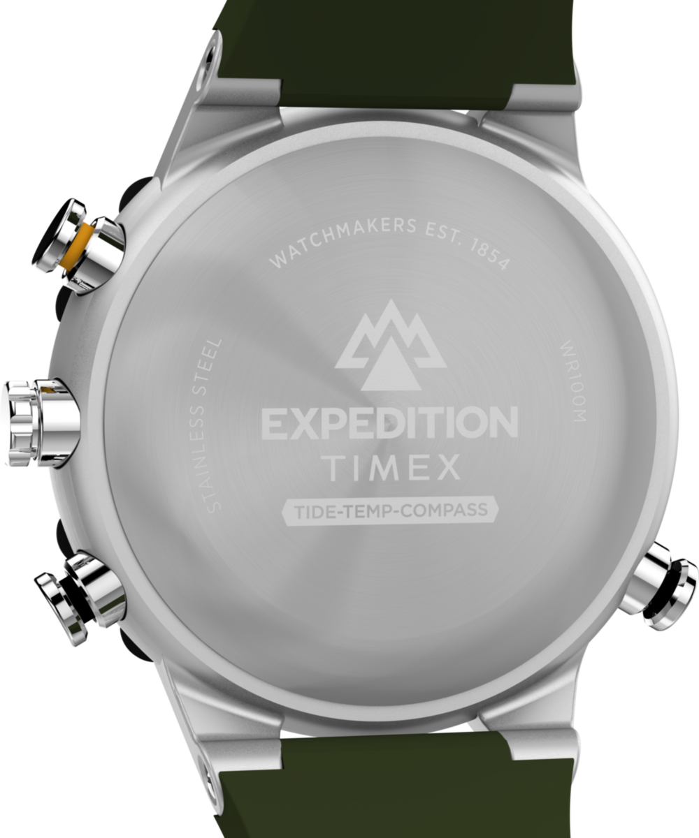 Heritage Expedition Tide-Temp-Compass 45mm Silicone Strap Watch