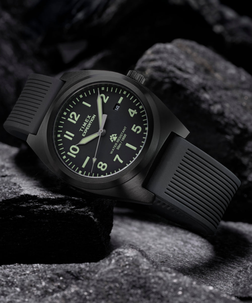 Heritage Expedition Capstone 39mm Silicone Strap Watch