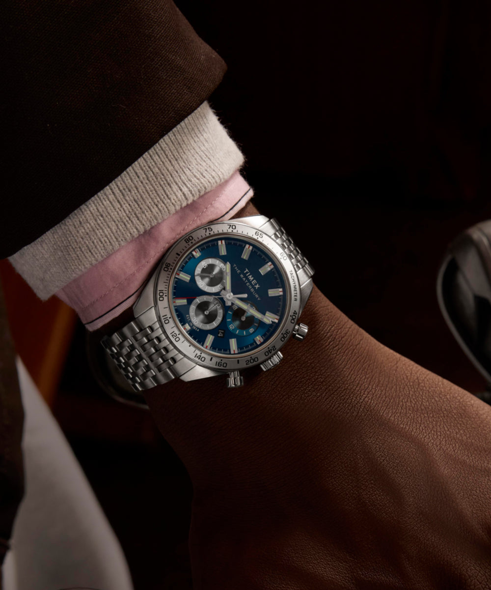 Heritage Waterbury Traditional Chronograph 41mm Stainless Steel Bracelet Watch