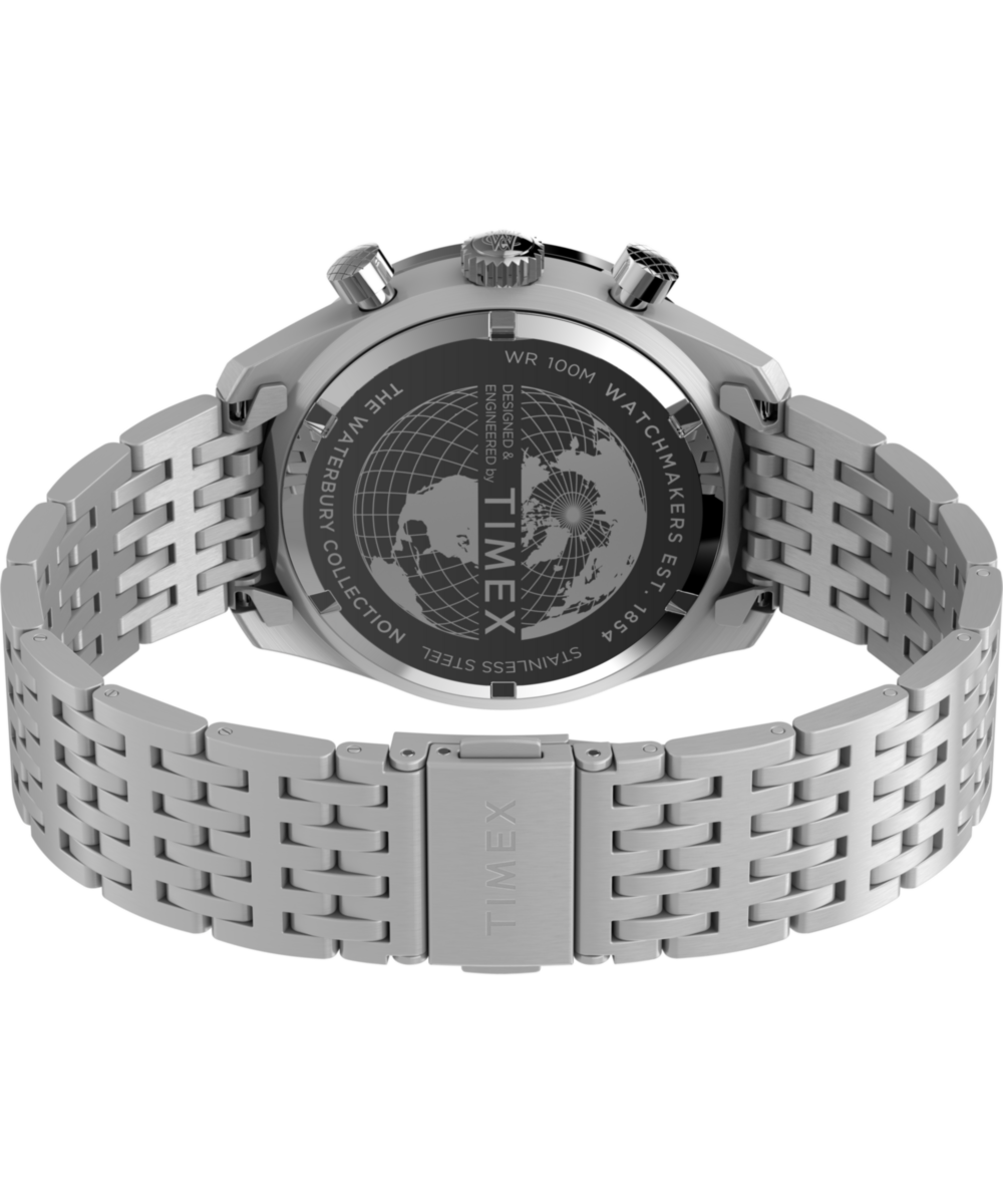 Heritage Waterbury Traditional Chronograph 41mm Stainless Steel Bracelet Watch