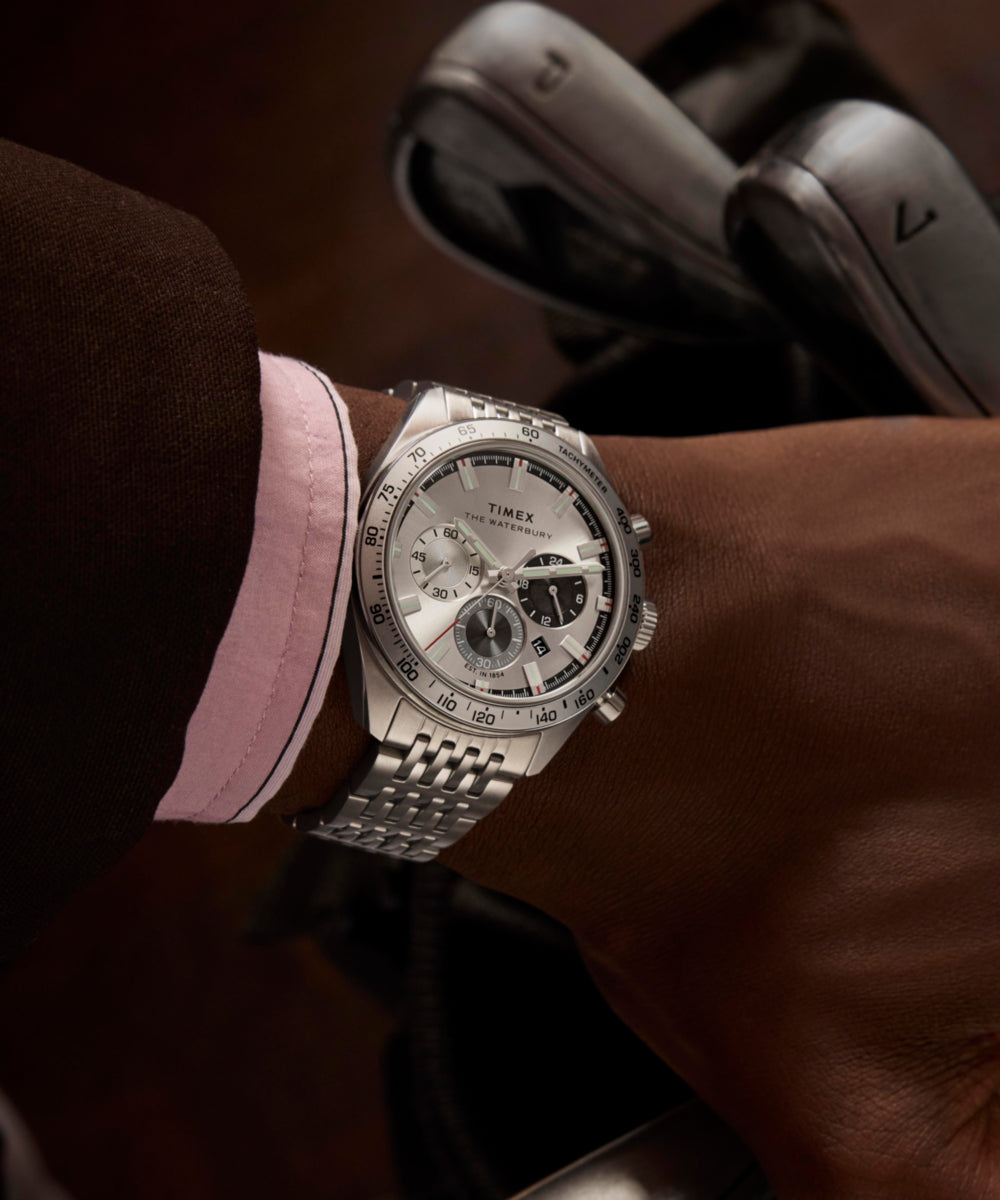 Heritage Waterbury Traditional Chronograph 41mm Stainless Steel Bracelet Watch