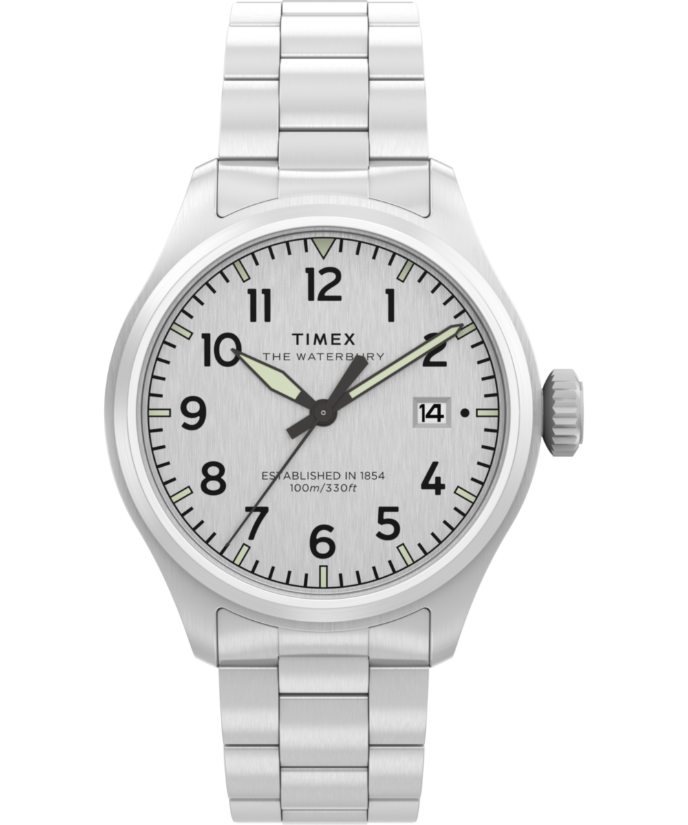 Heritage Waterbury Ace 41mm Stainless Steel Bracelet Watch
