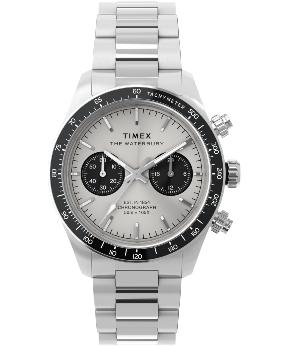 Heritage Waterbury Heritage Chronograph 39mm Stainless Steel Bracelet Watch