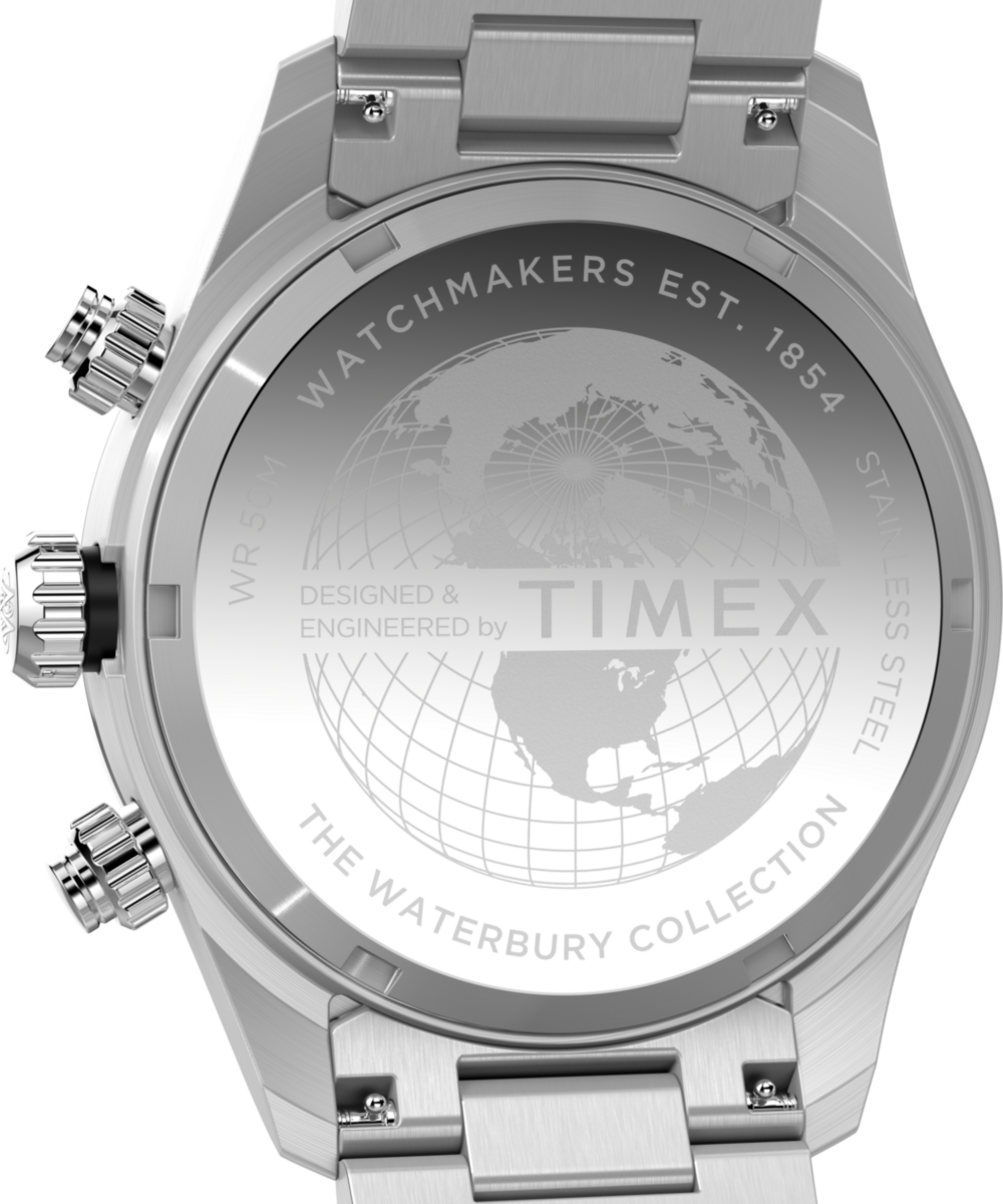 Heritage Waterbury Heritage Chronograph 39mm Stainless Steel Bracelet Watch