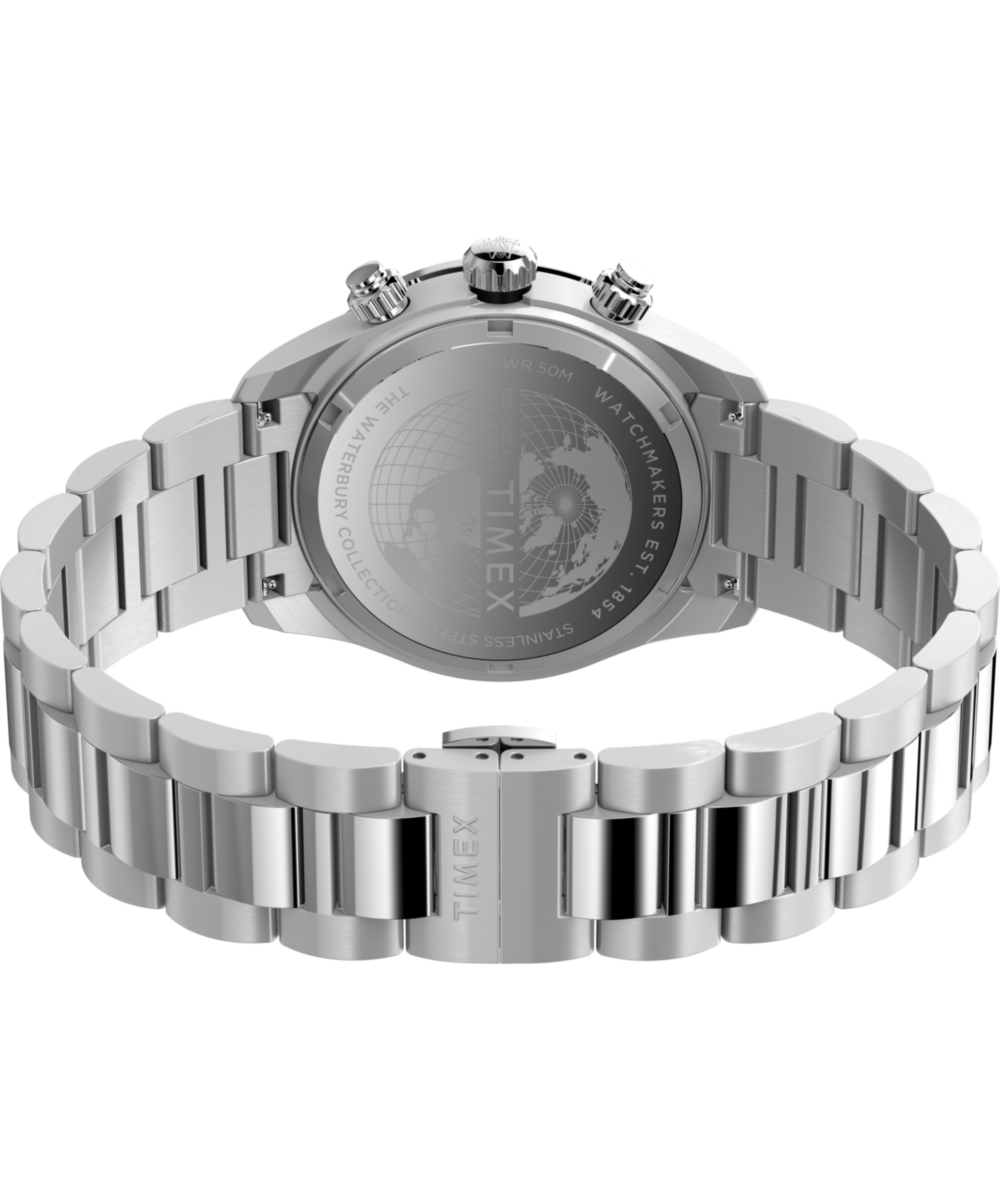 Heritage Waterbury Heritage Chronograph 39mm Stainless Steel Bracelet Watch