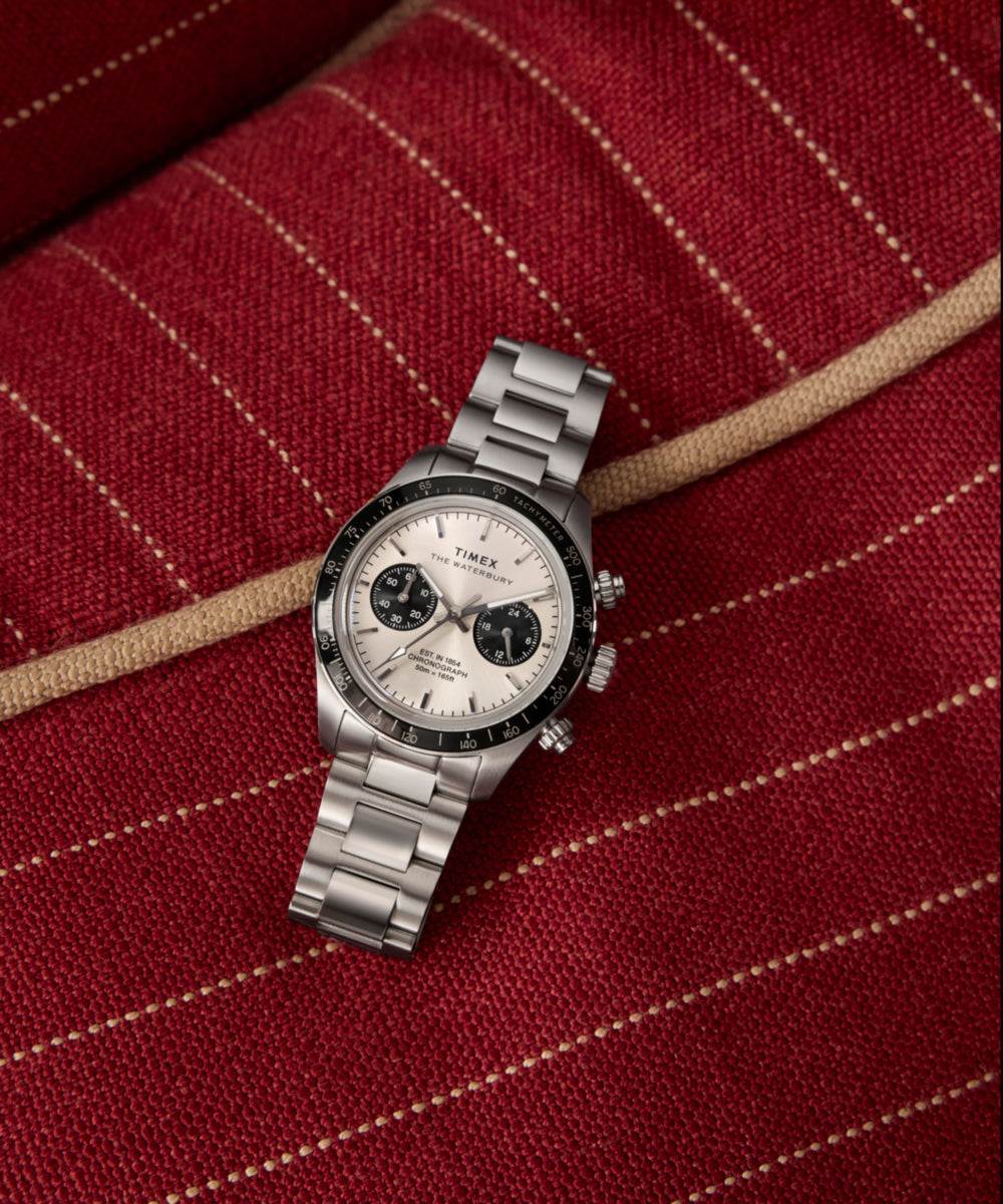 Heritage Waterbury Heritage Chronograph 39mm Stainless Steel Bracelet Watch