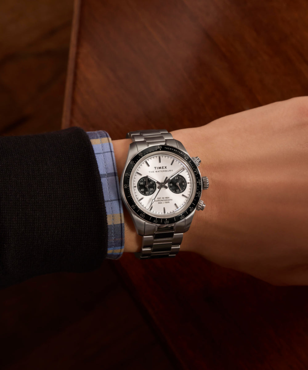 Heritage Waterbury Heritage Chronograph 39mm Stainless Steel Bracelet Watch