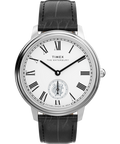 Heritage Waterbury Metropolitan Sub-Second 39mm Leather Strap Watch