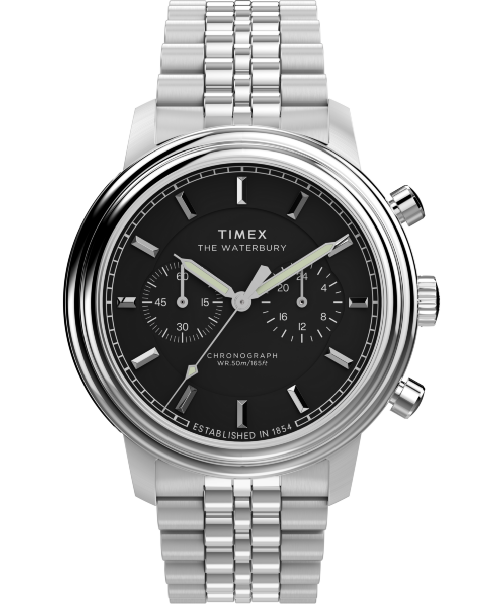Heritage Waterbury Metropolitan Chronograph 41mm Stainless Steel Bracelet Watch