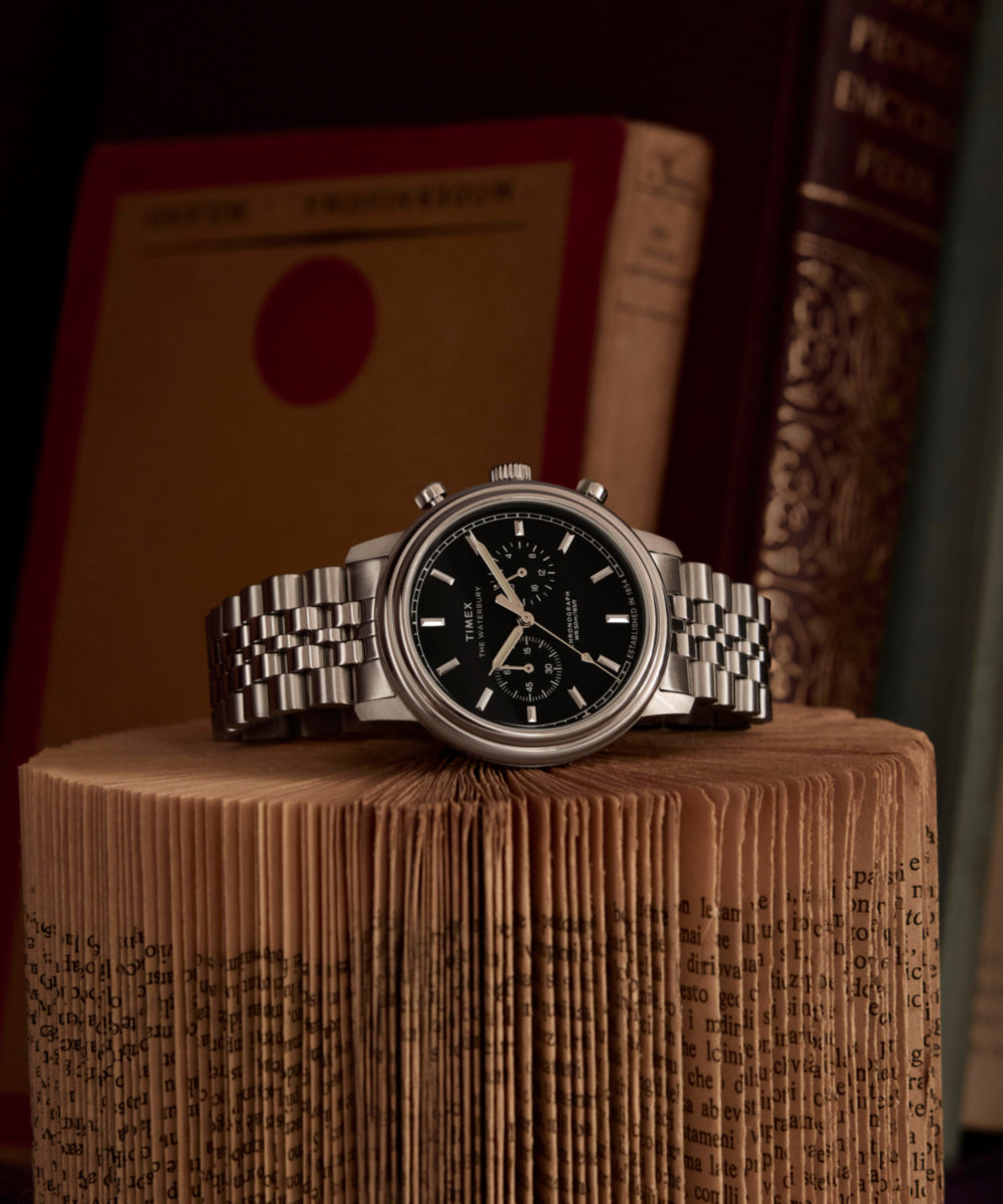 Heritage Waterbury Metropolitan Chronograph 41mm Stainless Steel Bracelet Watch