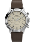 Heritage Waterbury Metropolitan Chronograph 41mm Leather Strap Watch